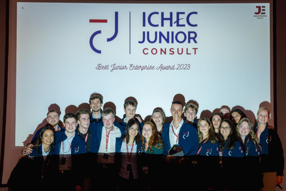 ICHEC Junior Consult meilleure junior entreprise de Belgique !